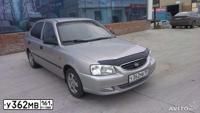 Фото автомобиля TAGAZ ACCENT, 2007 — госномер У362МВ161. Цвет: СЕРЫЙ