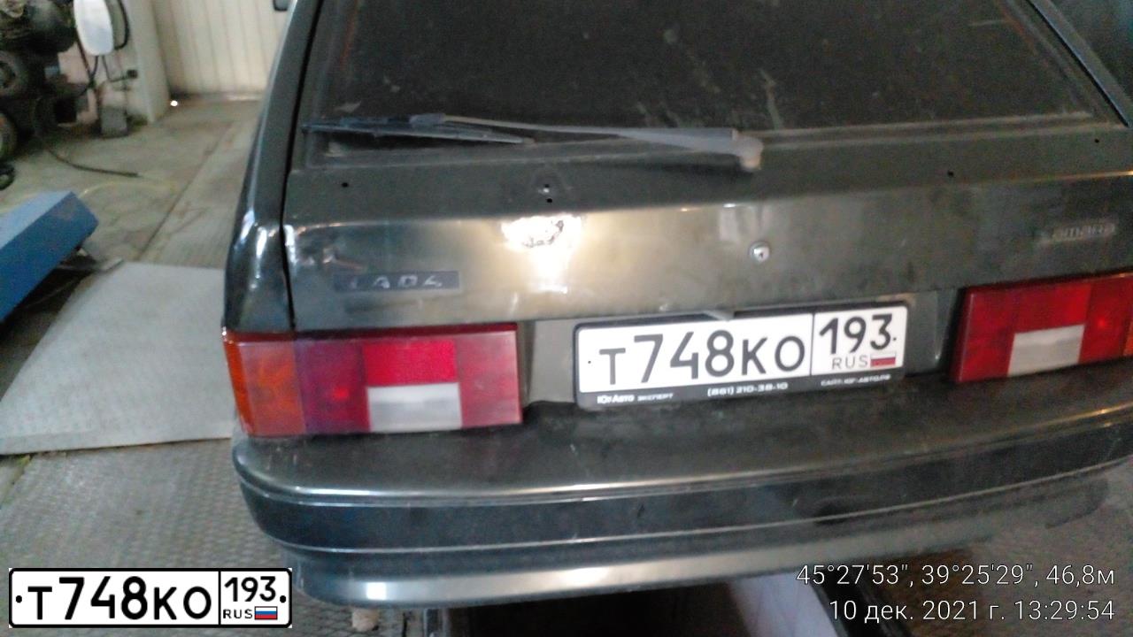 Фото автомобиля LADA 2114 SAMARA, 2006 — госномер Т748КО193. Цвет: ЗОЛОТИСТЫЙ ТЕМНО-ЗЕЛЕНЫЙ