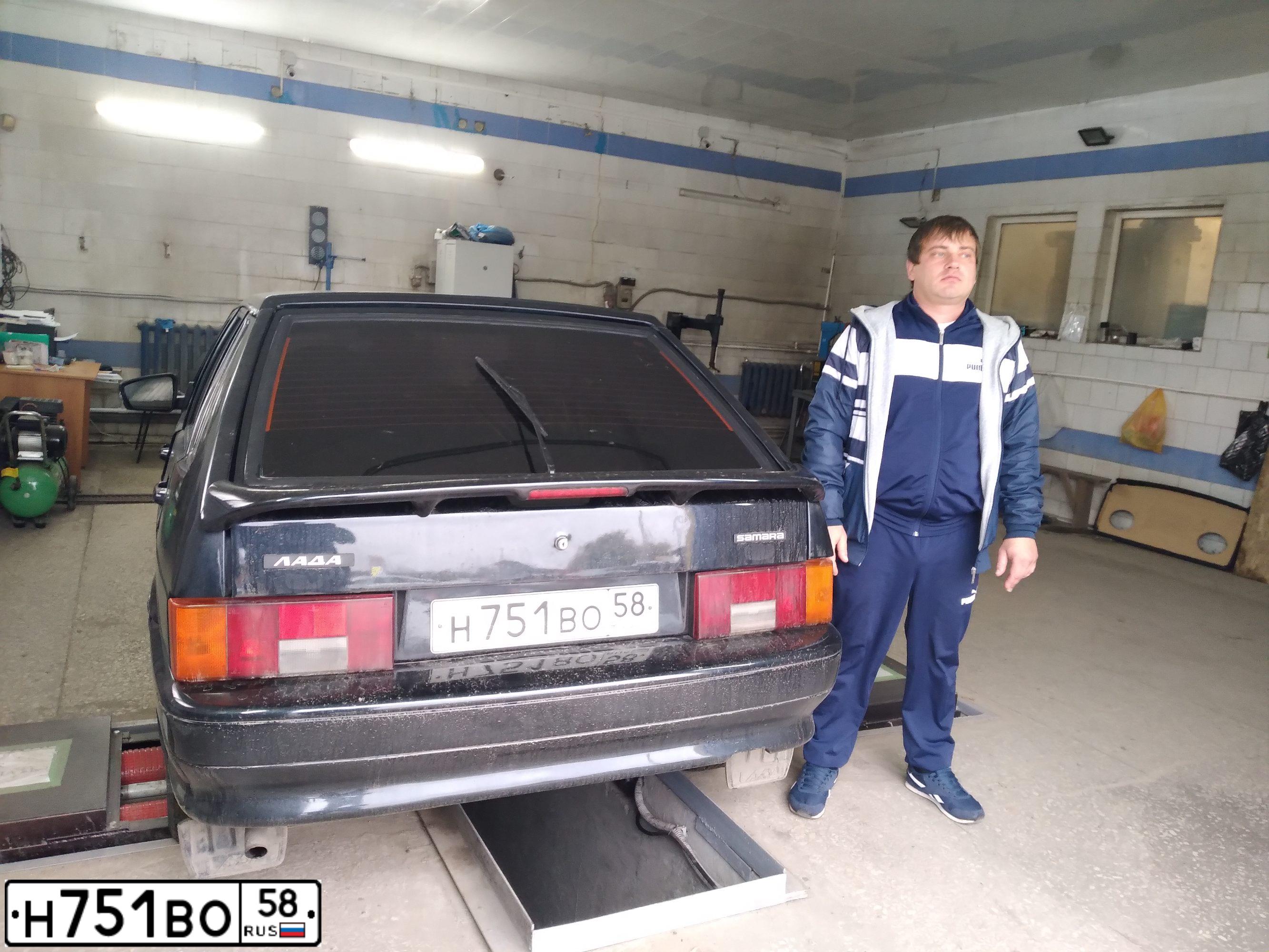 Фото автомобиля LADA 2114 SAMARA, 2009 — госномер Н751ВО58. Цвет: ГРАФИТОВЫЙ МЕТАЛЛИК