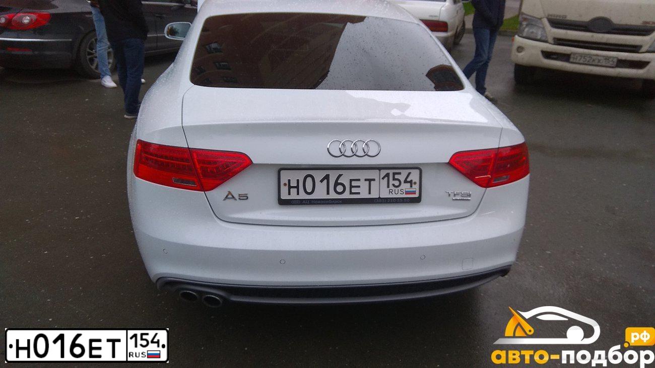 Фото автомобиля AUDI A5, 2011 — госномер К393МЕ142. Цвет: Белый