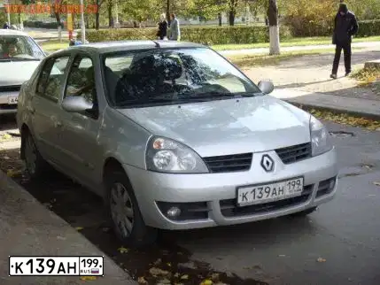 Фото автомобиля RENAULT SYMBOL, 2007 — госномер С206СА116. Цвет: СВЕТЛО-СЕРО-ГОЛУБОЙ