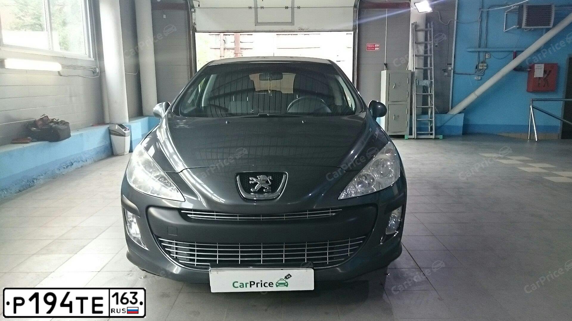 Фото автомобиля PEUGEOT 308, 2010 — госномер Т397МТ163. Цвет: Серый