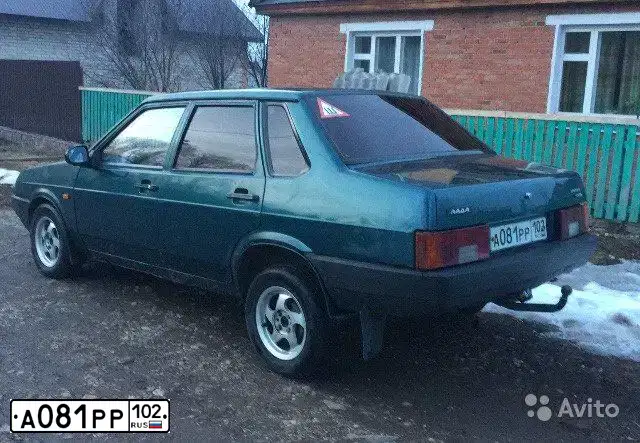 Фото автомобиля LADA 2109 SAMARA, 1997 — госномер К446ТР99. Цвет: ИЗУМРУДНЫЙ