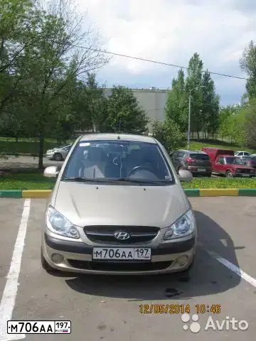 Фото автомобиля TAGAZ ACCENT, 2008 — госномер М706АА197. Цвет: СИНИЙ