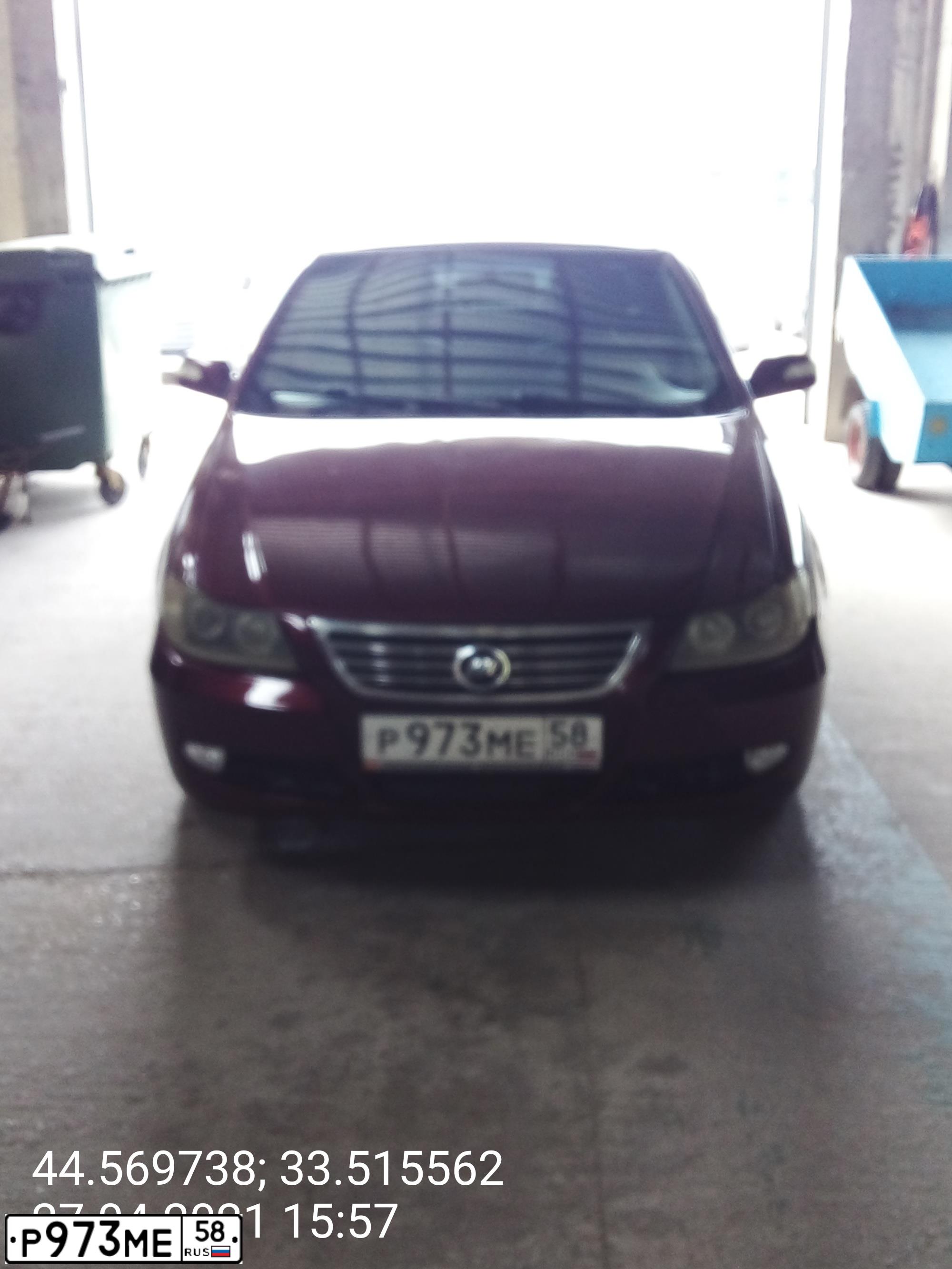 Фото автомобиля LIFAN SOLANO, 2011 — госномер Н919СА58. Цвет: ТЕМНО-ВИШНЕВЫЙ