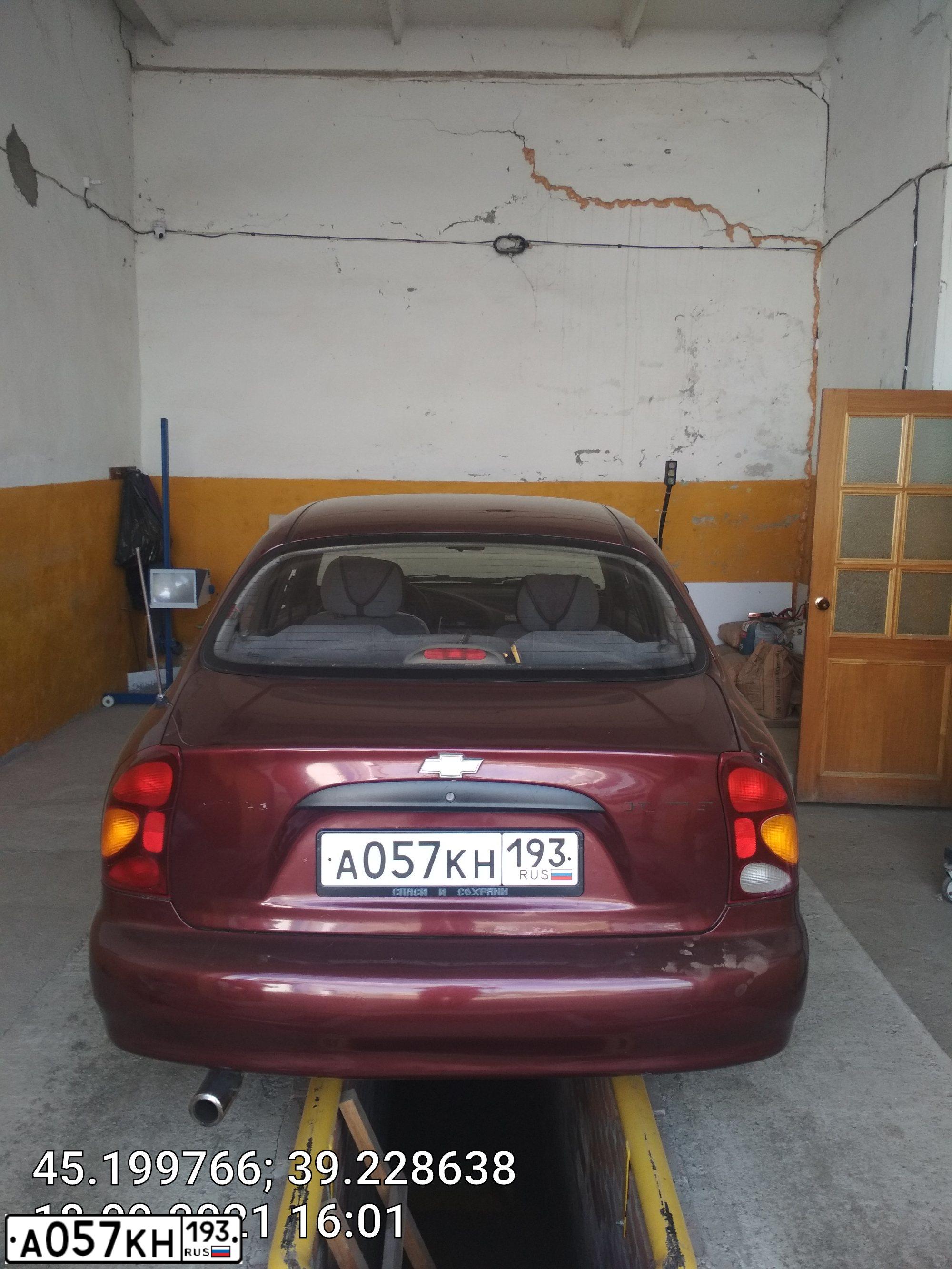 Фото автомобиля ZAZ LANOS, 2009 — госномер Х847РМ193. Цвет: ВИШНЕВЫЙ