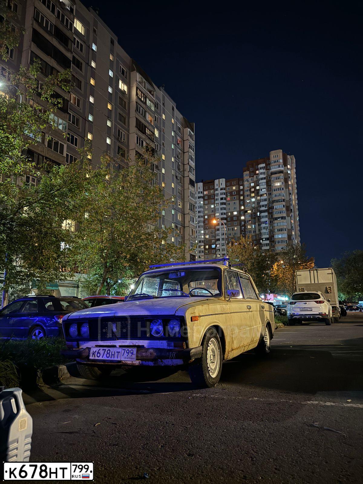 Фото автомобиля LADA 2106, 1989 — госномер К678НТ799. Цвет: Белый