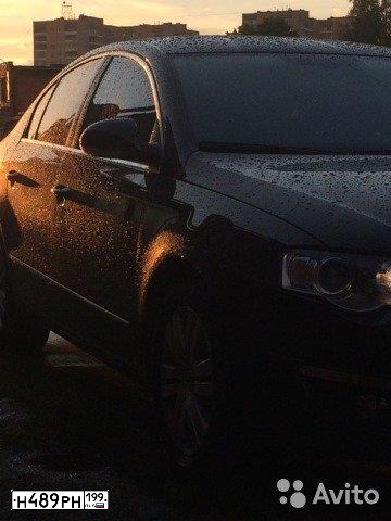 Фото автомобиля VOLKSWAGEN PASSAT, 2008 — госномер Н489РН199. Цвет: ЧЕРНЫЙ
