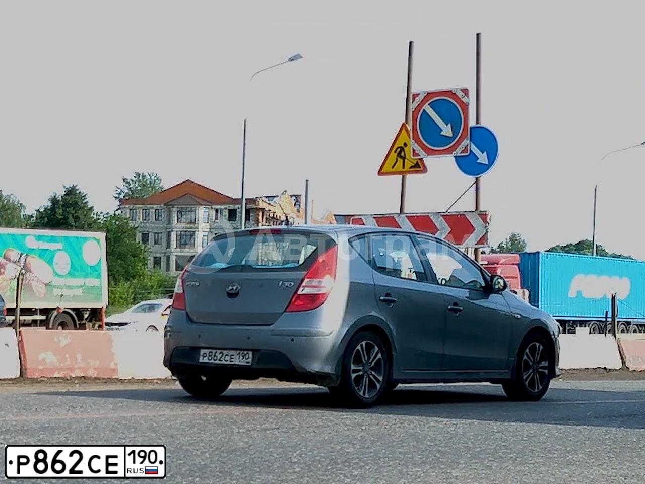 Фото автомобиля HYUNDAI I30, 2011 — госномер А837СУ18. Цвет: СЕРЫЙ