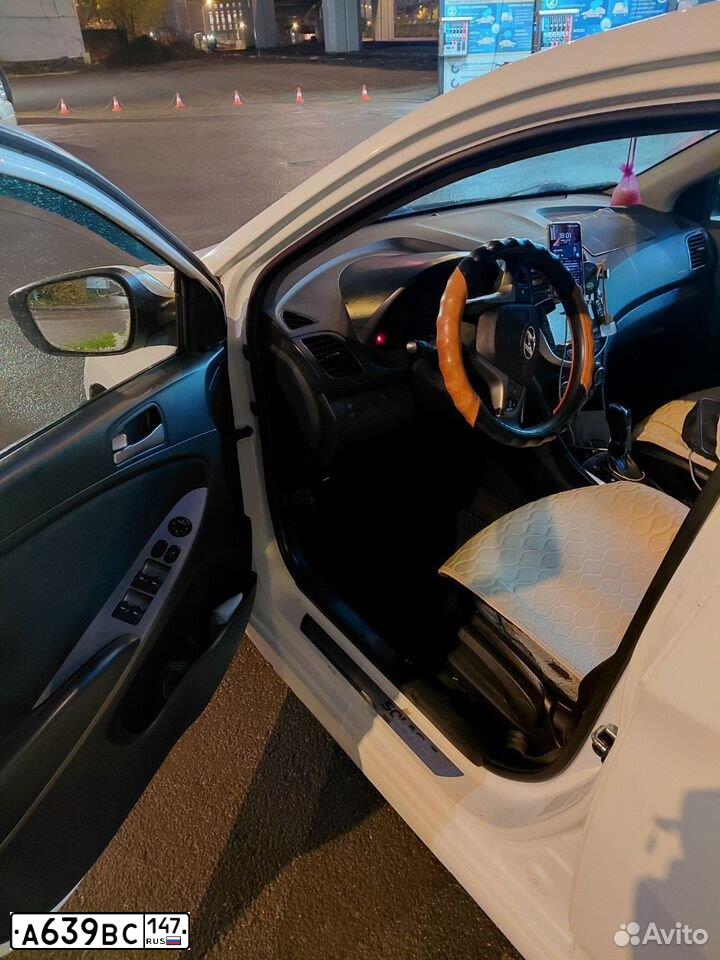 Фото автомобиля HYUNDAI SOLARIS, 2015 — госномер А639ВС147. Цвет: БЕЛЫЙ