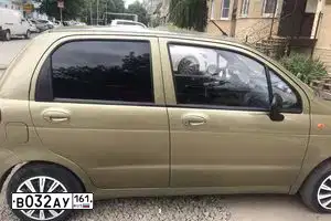Фото автомобиля DAEWOO O MATIZ, 2008 — госномер В032АУ161. Цвет: ПЕСОЧНЫЙ