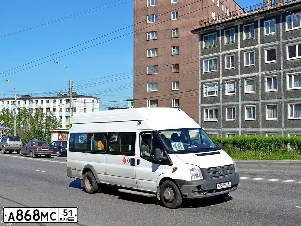 Фото автомобиля FORD TRANSIT, 2013 — госномер А868МС51
