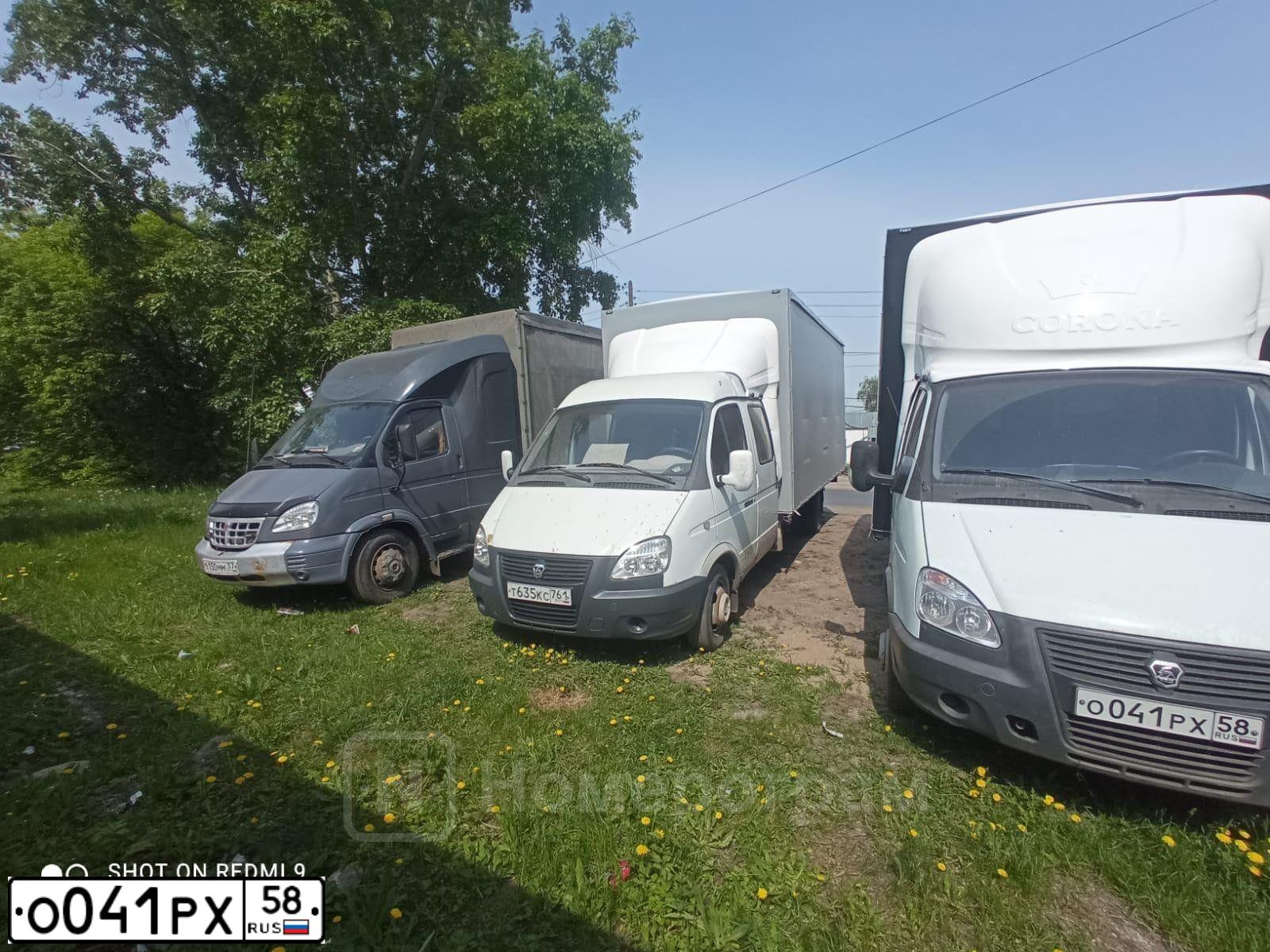 Фото автомобиля GAZ 3302, 2011 — госномер Т585РХ58. Цвет: Белый
