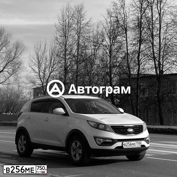 Фото автомобиля KIA SPORTAGE, 2015 — госномер В256МЕ750. Цвет: БЕЛЫЙ
