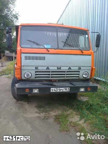 Фото автомобиля KAMAZ 55110 /6X4/, 1988 — госномер У341РС161. Цвет: Оранжевый