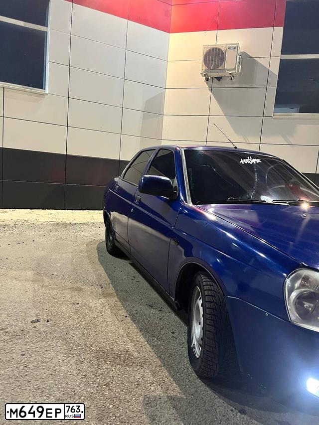 Фото автомобиля LADA 2170 PRIORA, 2008 — госномер Р757ВЕ716. Цвет: синий