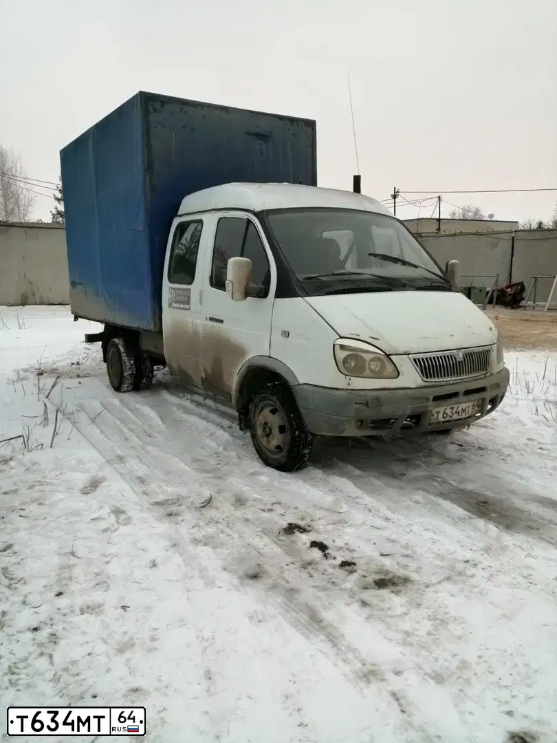 Фото автомобиля GAZ 3302 GAZEL, 2004 — госномер Т634МТ64. Цвет: Белый