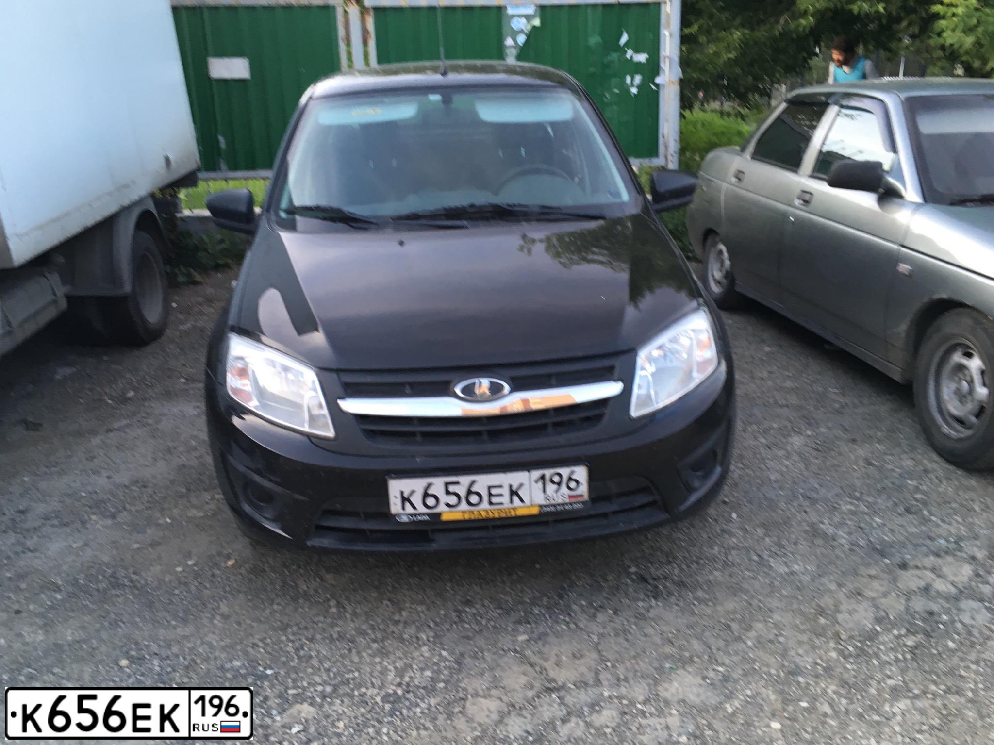 Фото автомобиля LADA GRANTA, 2018 — госномер Е828ОС763