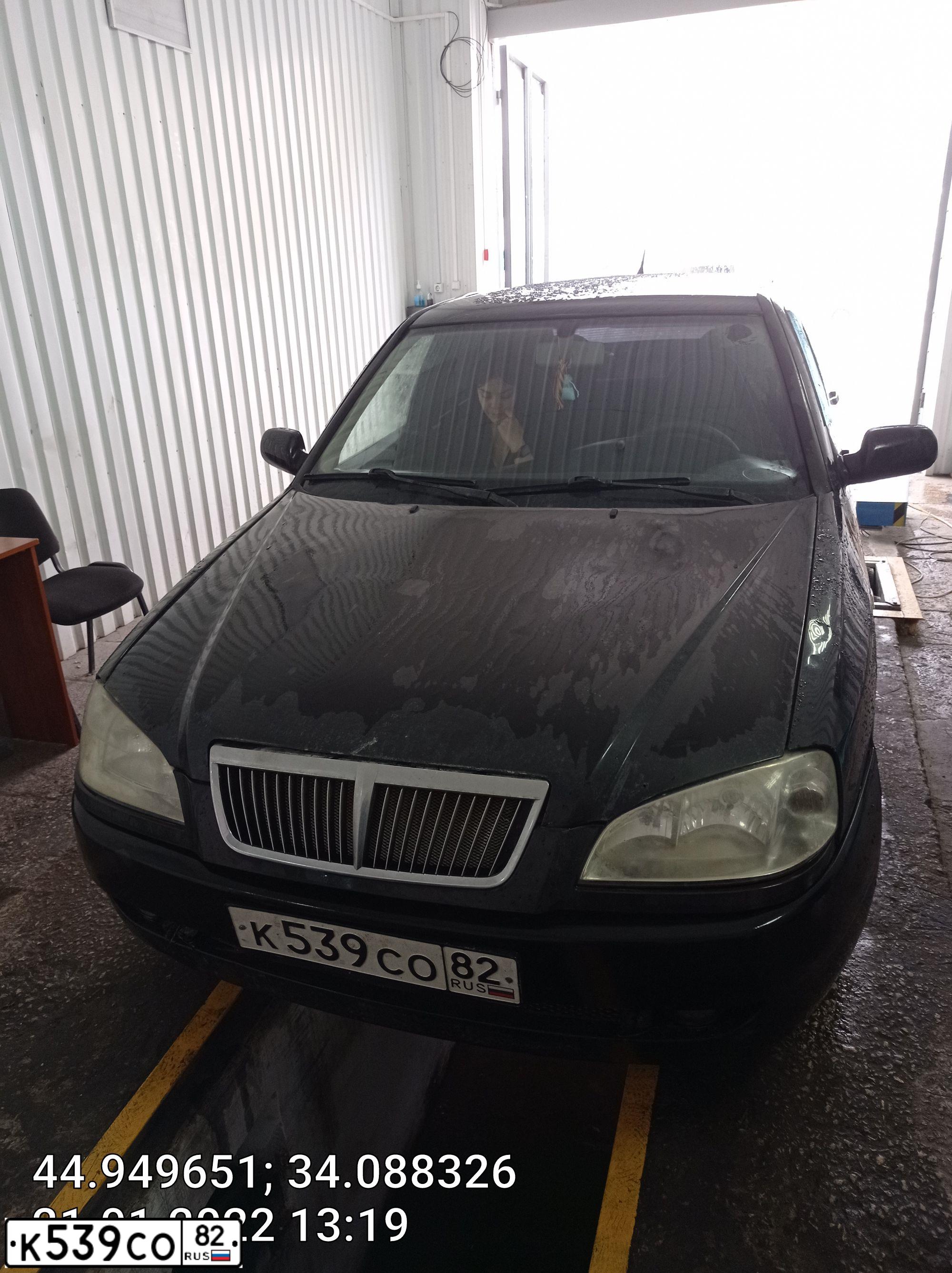 Фото автомобиля ЧЕРРИ АМУЛЕТ, 2008 — госномер К539СО82. Цвет: ЧЕРНЫЙ