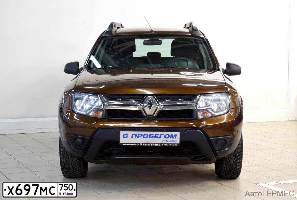Фото автомобиля RENAULT DUSTER, 2015 — госномер С059КА790. Цвет: Коричневый