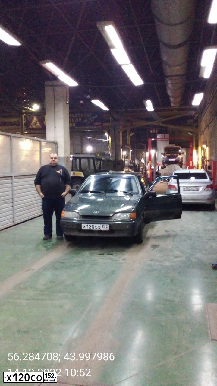 Фото автомобиля LADA 2114 SAMARA, 2006 — госномер Х120СО152. Цвет: Темно-зеленый