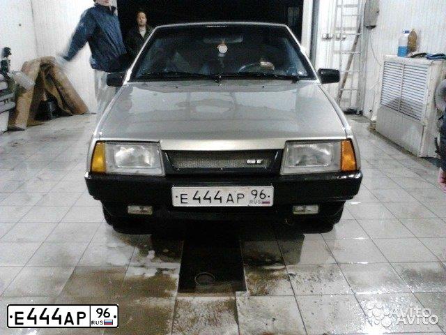 Фото автомобиля LADA 2109 SAMARA, 1998 — госномер Е444АР96. Цвет: СЕРО-ЗЕЛЕНЫЙ