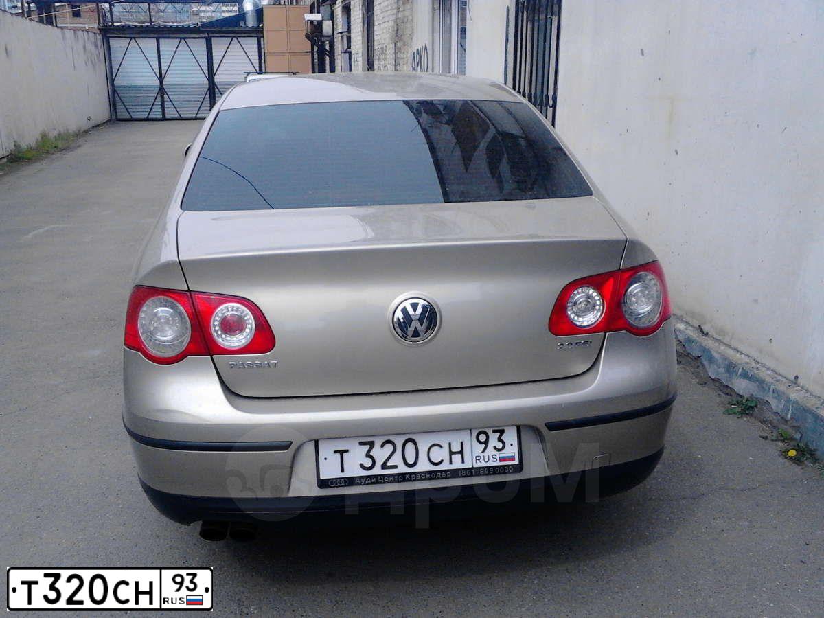 Фото автомобиля VOLKSWAGEN PASSAT, 2006 — госномер Т320СН93. Цвет: БЕЖЕВЫЙ