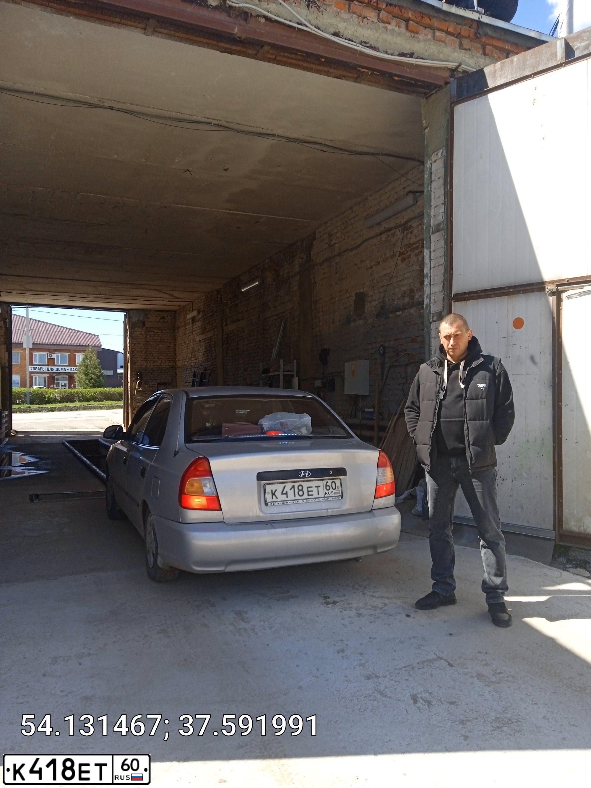 Фото автомобиля TAGAZ ACCENT, 2006 — госномер К995НМ62. Цвет: Серый