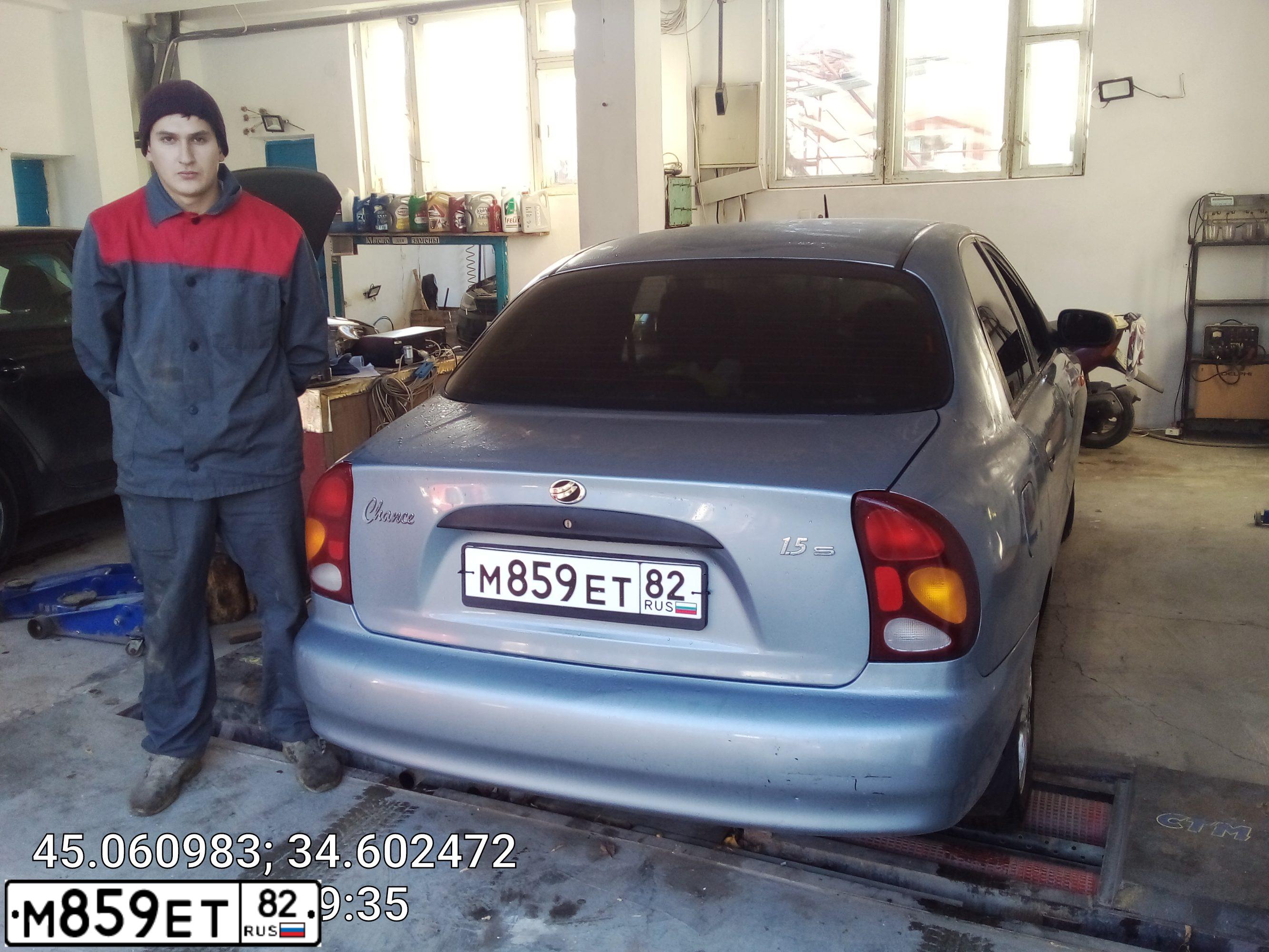 Фото автомобиля ZAZ CHANCE, 2011 — госномер М859ЕТ82. Цвет: СВЕТЛО-ГОЛУБОЙ