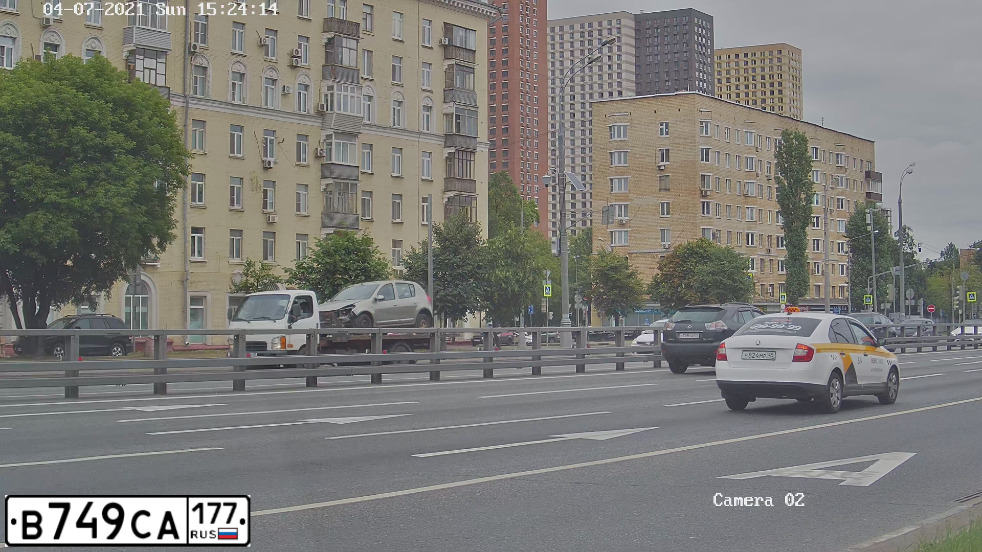 Фото автомобиля LEXUS RX, 2006 — госномер В749СА177. Цвет: ТЕМНО-СЕРЫЙ
