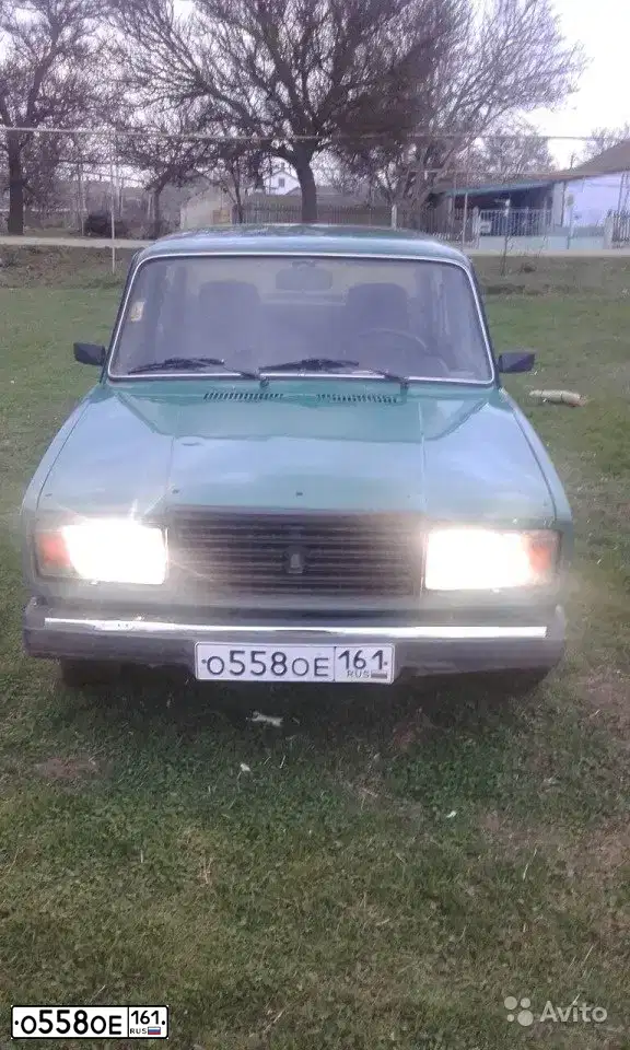 Фото автомобиля LADA 2107, 2005 — госномер М748УС97. Цвет: ЗЕЛЕНЫЙ