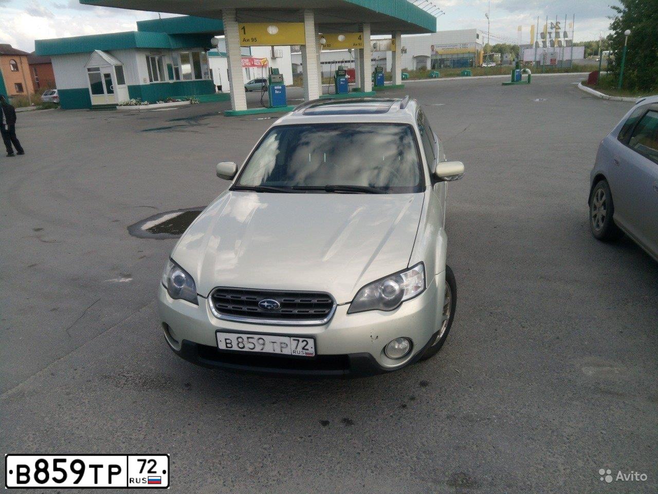 Фото автомобиля SUBARU OUTBACK, 2005 — госномер С162ОР72. Цвет: БЕЖЕВЫЙ