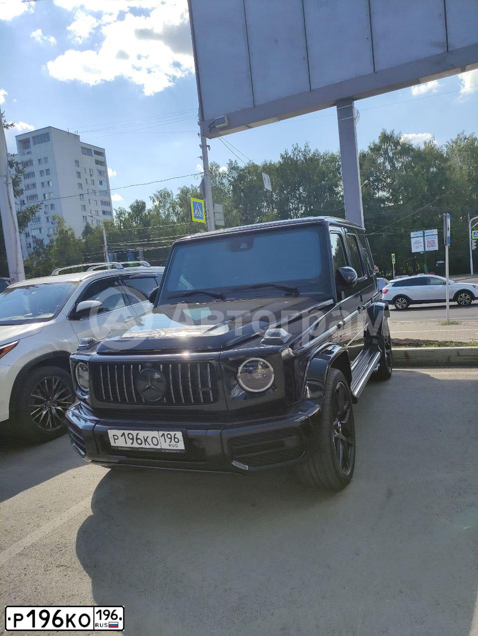 Фото автомобиля MERCEDES - BENZ G-CLASS, 2021 — госномер Х333АМ86. Цвет: ЧЕРНЫЙ