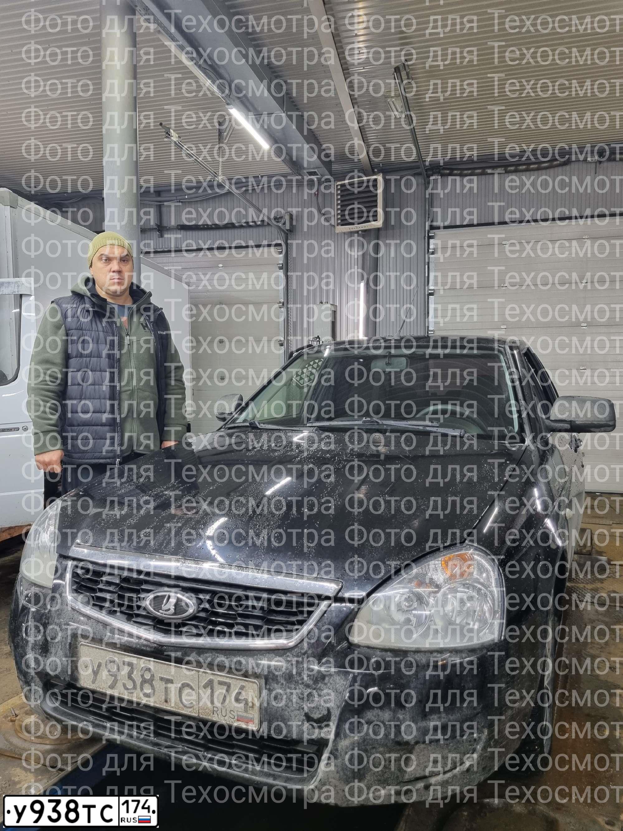 Фото автомобиля LADA PRIORA, 2016 — госномер К883РЕ702. Цвет: ЧЕРНЫЙ