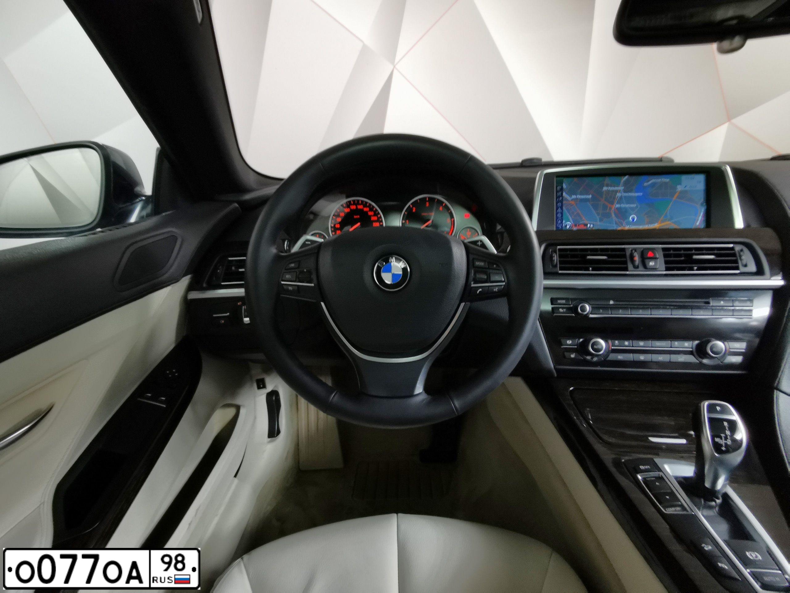 Фото автомобиля BMW 640D, 2013 — госномер Р155ВС550. Цвет: ЧЕРНЫЙ