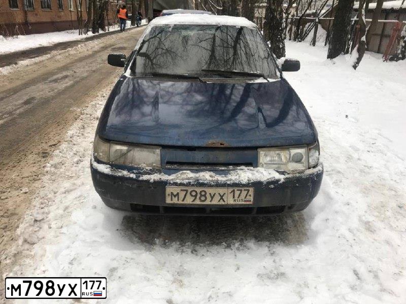 Фото автомобиля LADA 2112, 2005 — госномер К277УА97. Цвет: синий