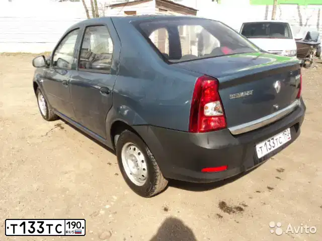 Фото автомобиля RENAULT LOGAN, 2012 — госномер К312АХ159. Цвет: синий