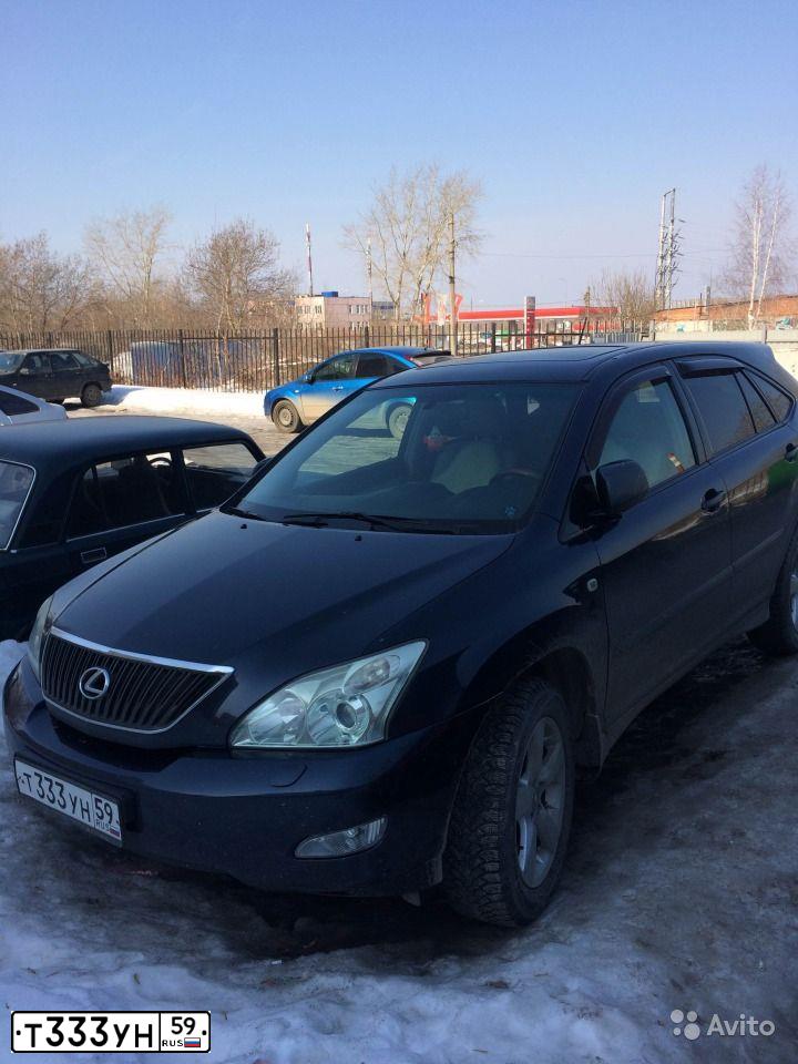 Фото автомобиля LEXUS RX, 2003 — госномер А145АХ155. Цвет: СИНИЙ