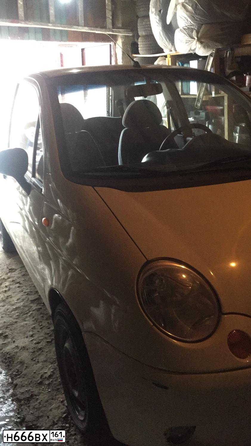 Фото автомобиля DAEWOO MATIZ, 2008 — госномер Н666ВХ161. Цвет: ТОПЛЕНОЕ МОЛОКО