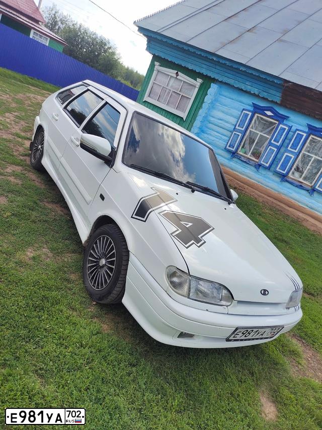 Фото автомобиля LADA 2114 SAMARA, 2013 — госномер Н767СН702. Цвет: Белый