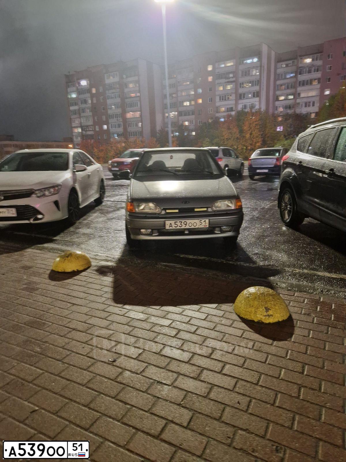Фото автомобиля VAZ 2113 SAMARA, 2007 — госномер В699ЕХ51. Цвет: ТЕМНО-СЕРЫЙ