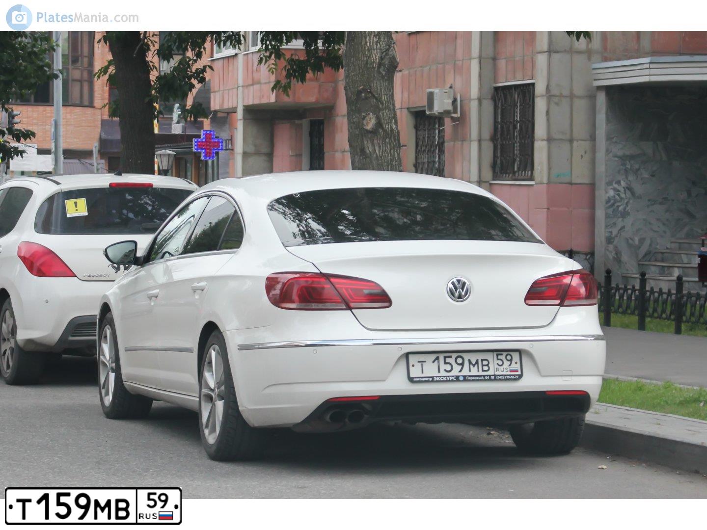 Фото автомобиля VOLKSWAGEN CC, 2013 — госномер Т159МВ159