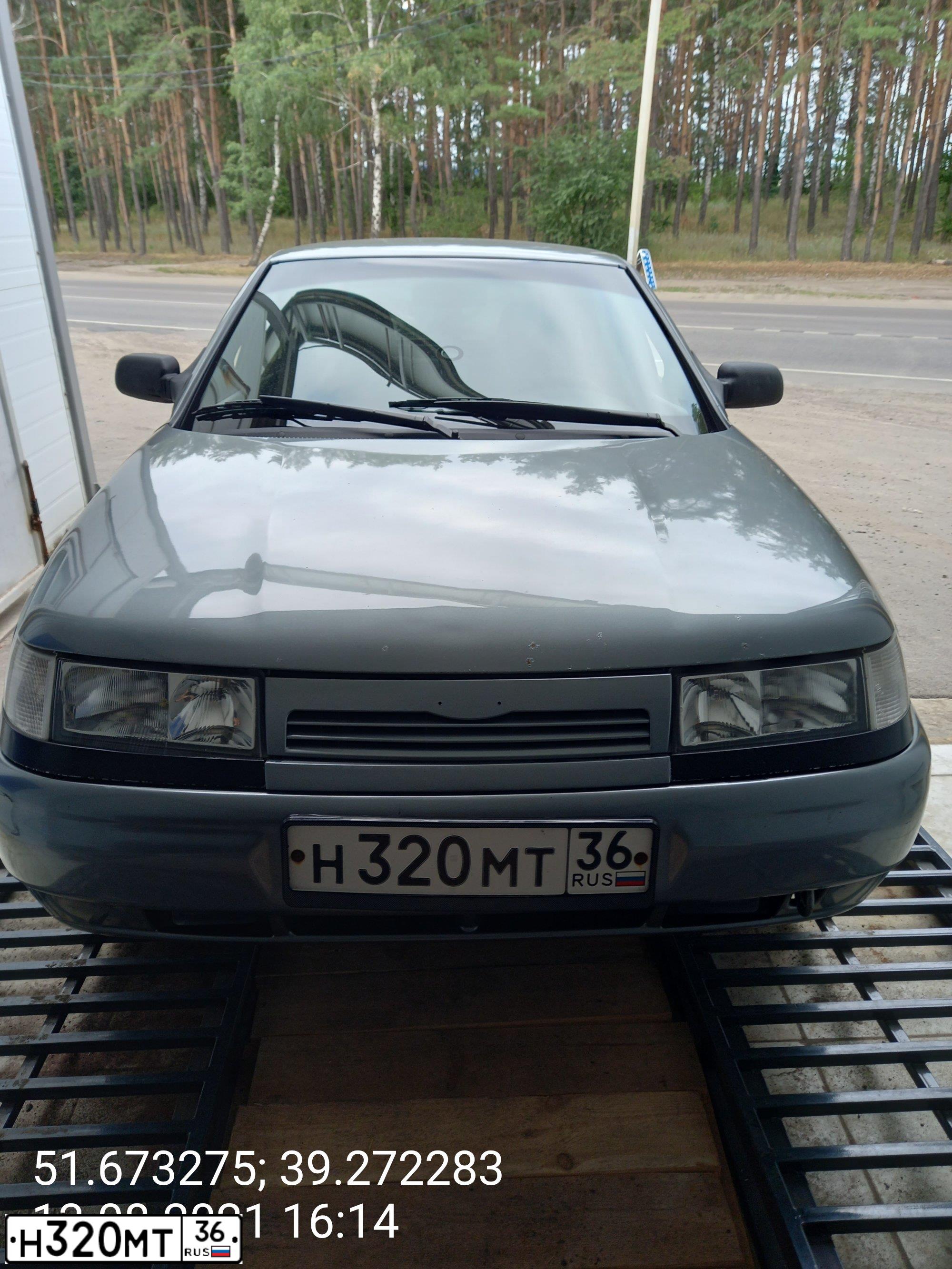 Фото автомобиля LADA 2112, 2007 — госномер Н320МТ36. Цвет: СРЕДНИЙ СЕРО-ЗЕЛЕНЫЙ МЕТ.