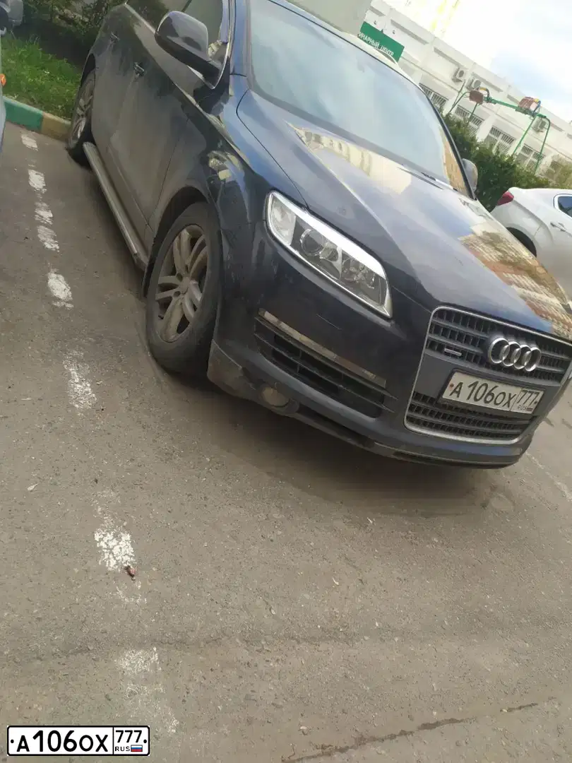 Фото автомобиля AUDI Q7, 2006 — госномер Х026ОА790. Цвет: ЧЕРНЫЙ