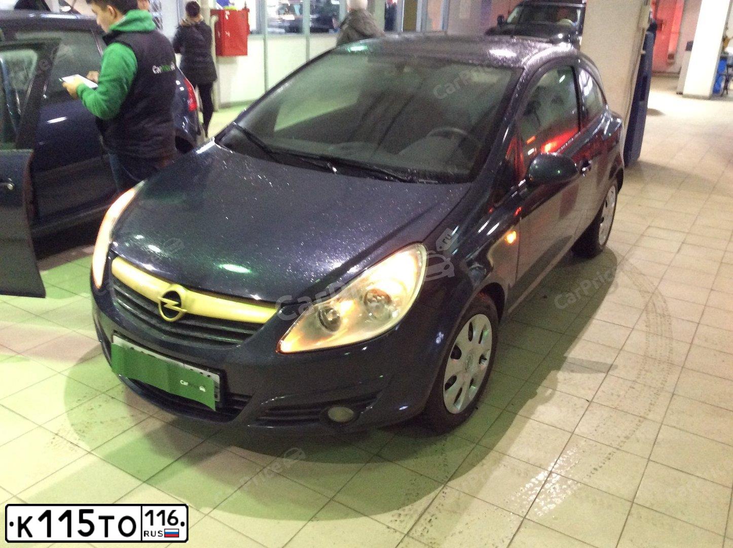 Фото автомобиля OPEL CORSA, 2010 — госномер О480ЕУ71. Цвет: Серо-Синий