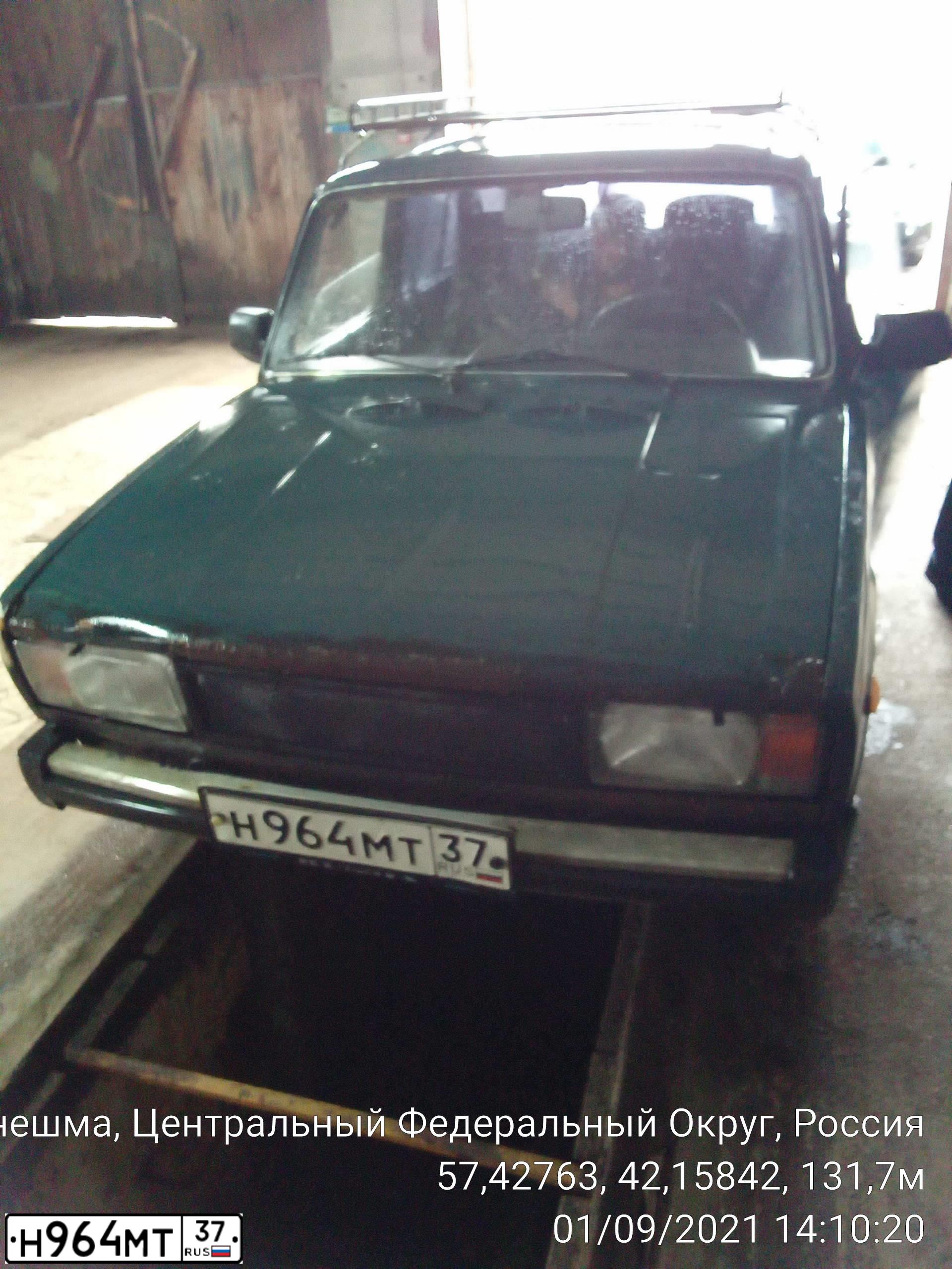 Фото автомобиля LADA 2104, 1997 — госномер Н964МТ37. Цвет: СИНЕ-ЗЕЛЕНЫЙ