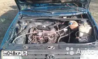 Фото автомобиля VOLKSWAGEN JETTA, 1985 — госномер Н048КР26. Цвет: СИНИЙ