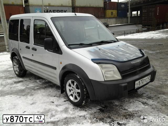 Фото автомобиля FORD TOURNEO CONNECT, 2004 — госномер В383ТМ790. Цвет: СЕРЫЙ