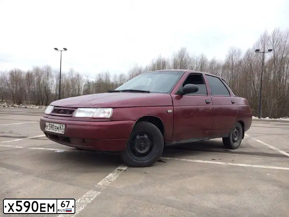 Фото автомобиля LADA 2110, 2003 — госномер Т132МН97. Цвет: МАЛИНОВЫЙ