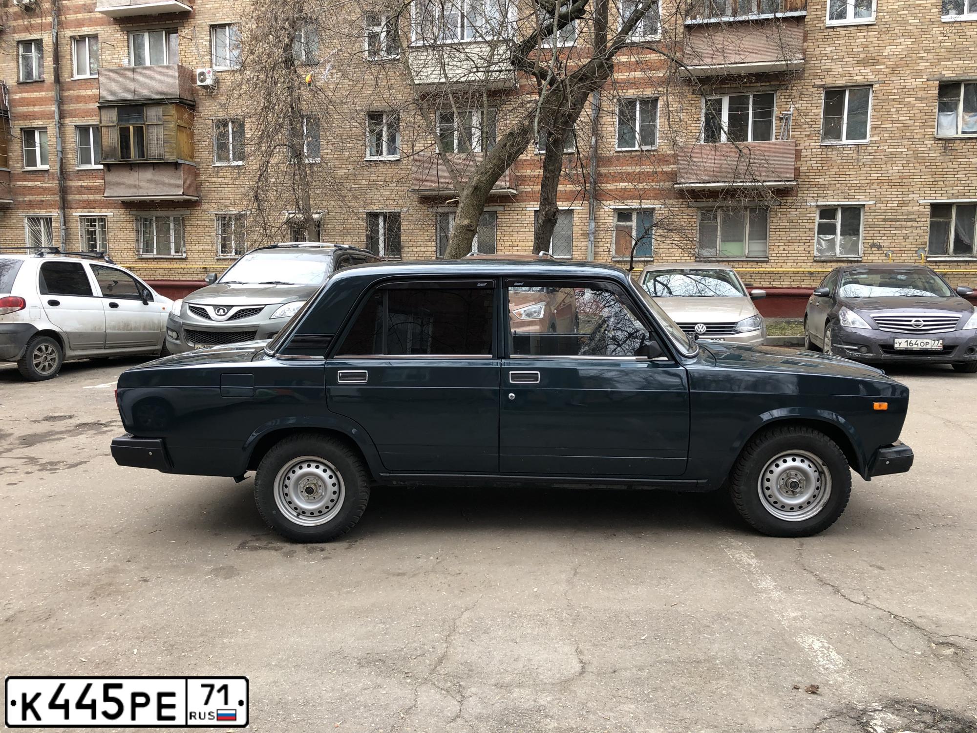 Фото автомобиля ЛАДА 210740 ЛАДА 2107, 2008 — госномер Т365ОУ05. Цвет: Темно-зеленый